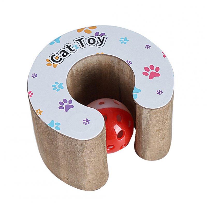 Wholesale Pet Cat Scratching Board With Ball Grinding Claw Plate Playing Training Exercise Toys Pet Supplies White as shown  |   Pet Supplies Home Garden & Tools Pet Supplies