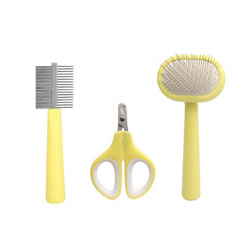 Wholesale Pet Cats Dogs Mini Comb Set With Nail Scissors Hair Removal Brush Grooming Tool Pet Supplies For Shedding  |   Pet Supplies Home Garden & Tools 23.5 x 17.5 x 3.6CM