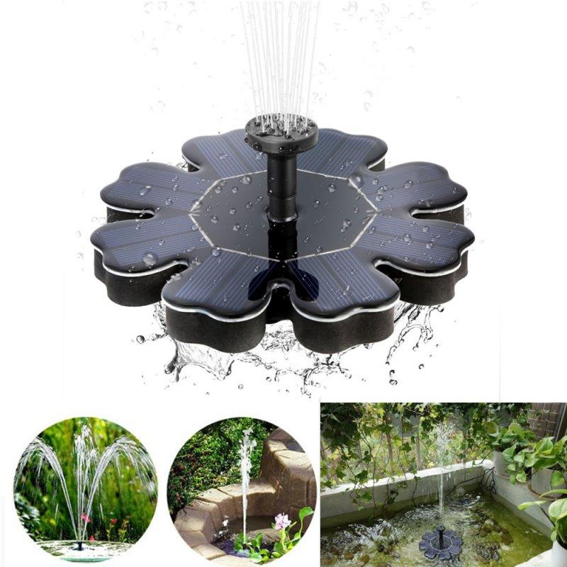 Wholesale Petal Shaped Solar Water Fountain for Landscape Decoration QR-0525  |   Garden & Lawn Garden & Lawn Garden & Lawn