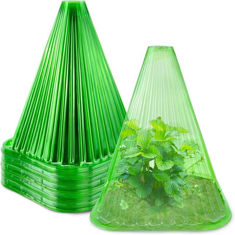 Wholesale Plant Covers Plant Freeze Protection Cover With Ventilation Top Pack Of 10 Transparent Reusable Plant Bell Cover Garden Cloches For Plants Seed Flower 10pcs  |   Garden & Lawn Garden & Lawn Garden & Lawn