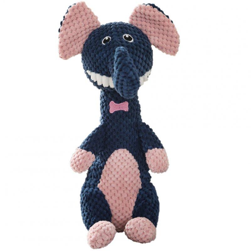 Wholesale Plush Squeak Dog Toy Cute Cartoon Animal Plush Doll Soft Stuffed Dog Teething Toys For Cat Puppy Small Medium Large Dogs Sit Blue Elephant BB sound  |   Pet Supplies Home Garden & Tools Pet Supplies