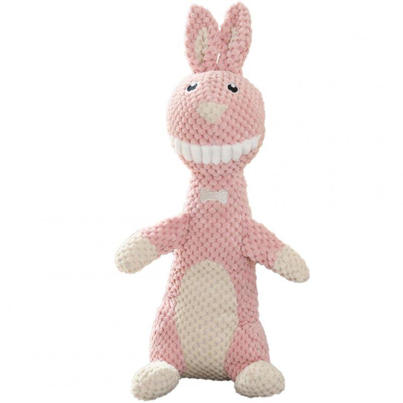 Wholesale Plush Squeak Dog Toy Cute Cartoon Animal Plush Doll Soft Stuffed Dog Teething Toys For Cat Puppy Small Medium Large Dogs sitting rabbit BB sound  |   Pet Supplies Home Garden & Tools Pet Supplies