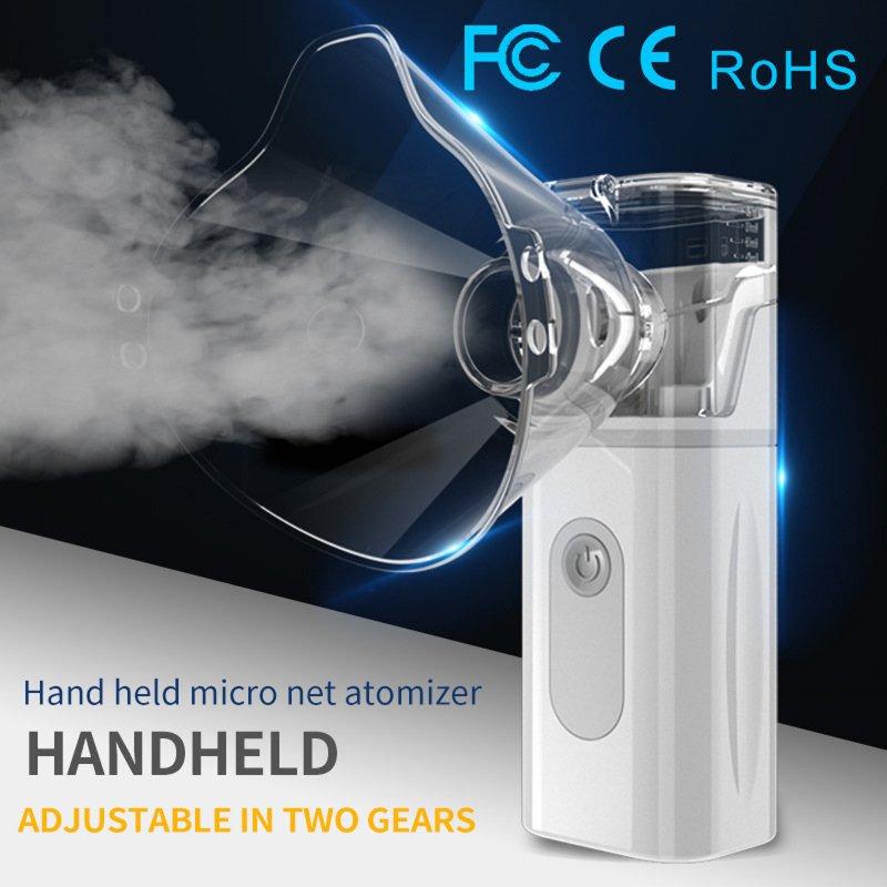 Wholesale Portable Handheld Ultrasonic Nebulizer Phlegm Cough Relieving Pocket Machine for Home Travel Gray  |   Home Appliances Home Appliances Home Appliances