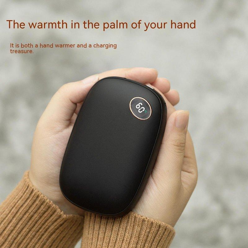 Wholesale Portable Mini Usb Hand Warmers 3 Levels Temperature Adjustable Rechargeable Hands Heater Mobile Power Bank Black  |   Household Products Home Garden & Tools Household Products