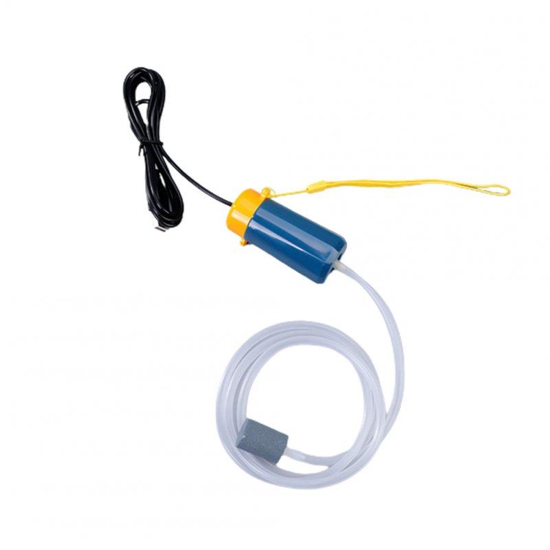 Wholesale Portable Usb Oxygen Pump Usb Charging Low Noise Energy Saving Air Pump Aquarium Fish Tank Supplies Nordic blue/yellow  |   Pet Supplies Home Garden & Tools Nordic blue/yellow