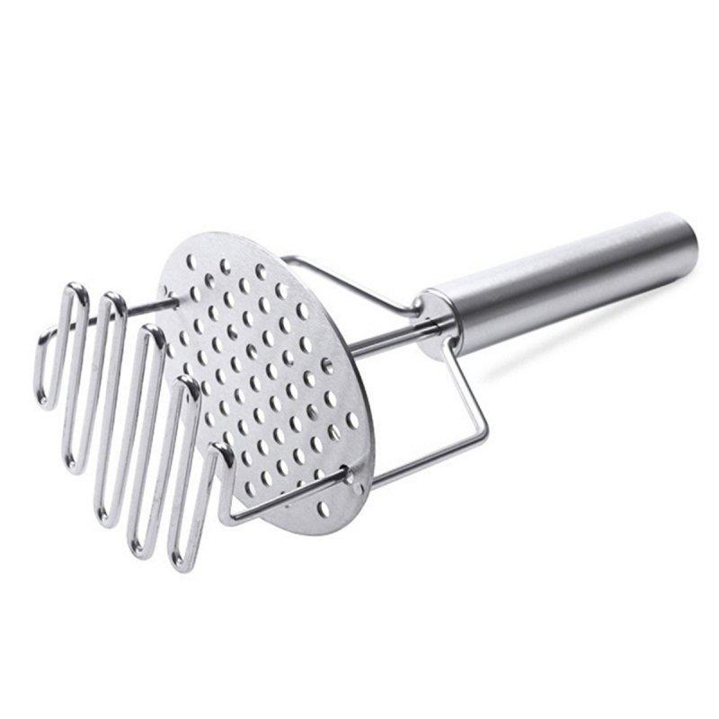 Wholesale Potato Masher, Mud Press With Rubber Handle, Double Layer Pressing Design Multifunctional Kitchen Crusher For Potatoes, Beans, Pumpkins, Vegetables Mud Press  |   Kitchen & Dining Home Garden & Tools Kitchen & Dining