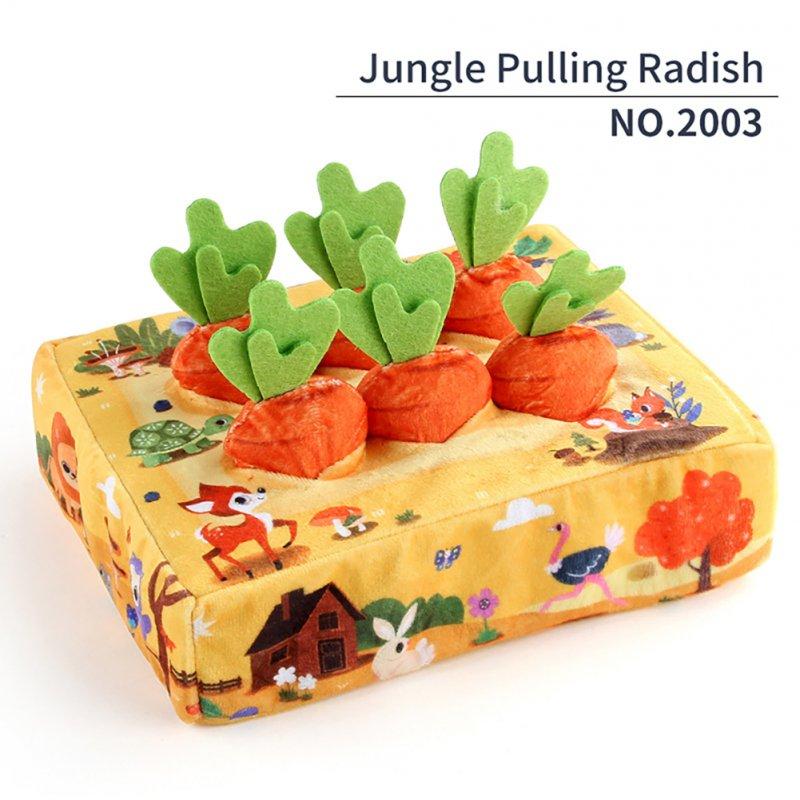 Wholesale Rabbit Toys, Interactive Toys With 6 Small Carrots, Small Animals Interactive Chew Toys Supplies For Chinchilla, Hamster, Guinea Pig, Hedgehog Jungle Pulled Radish 102.2g  |   Pet Supplies Home Garden & Tools Pet Supplies