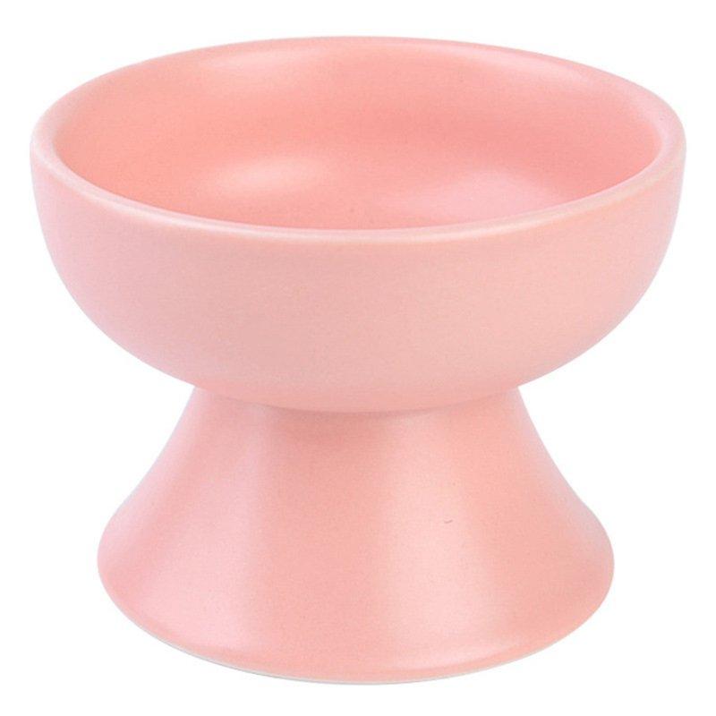 Wholesale Raised Ceramic Cat Water Bowl Anti Vomiting Elevated Cat Food Dish Microwave Dishwasher Safe Large Capacity Pet Water Bowl pink  |   Pet Supplies Home Garden & Tools Pet Supplies