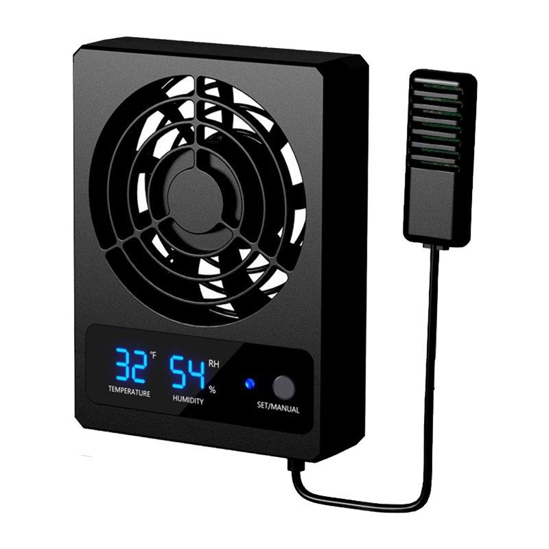 Wholesale Reptile Fan Crawl Space Vent Fan With Automatic Switch Clear Numbers Available Humidity Settings Fan Dehumidifier For Rainforest Ecological Tanks Celsius (℃)  |   Pet Supplies Home Garden & Tools Pet Supplies