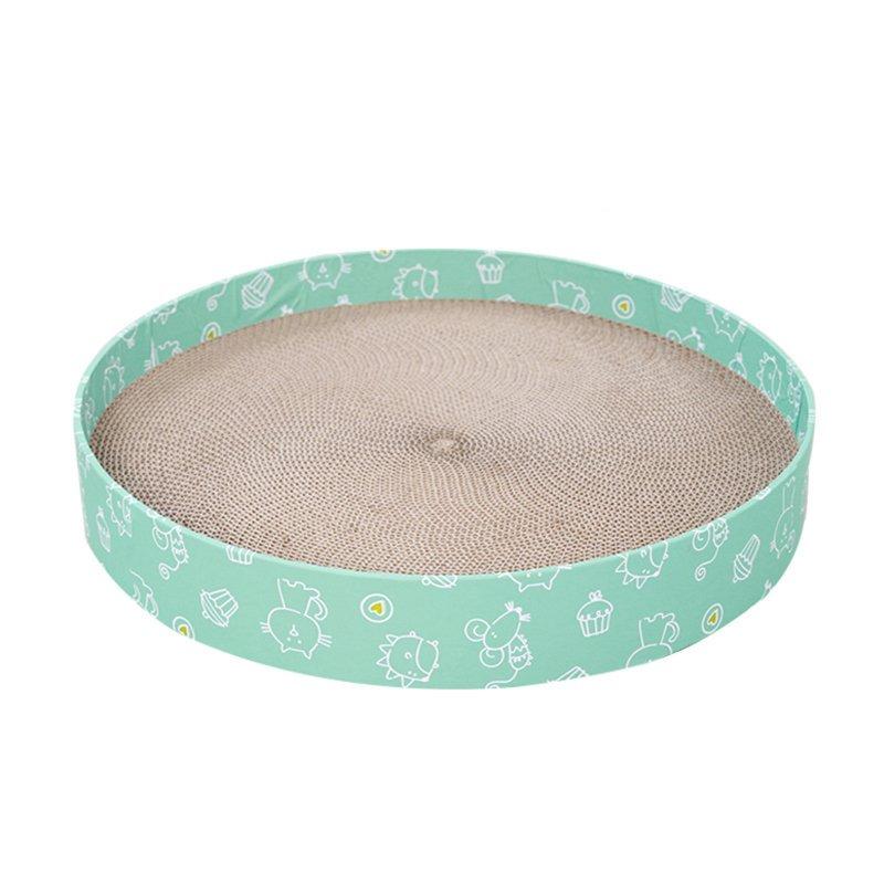 Wholesale Round Cat Scratcher Bed, Multifunctional Cat Scratching Board, Corrugated Paper Cats Scratching Board For Kitten Large Pet Furniture Supplies (Green) medium size  |   Pet Supplies Home Garden & Tools Medium size