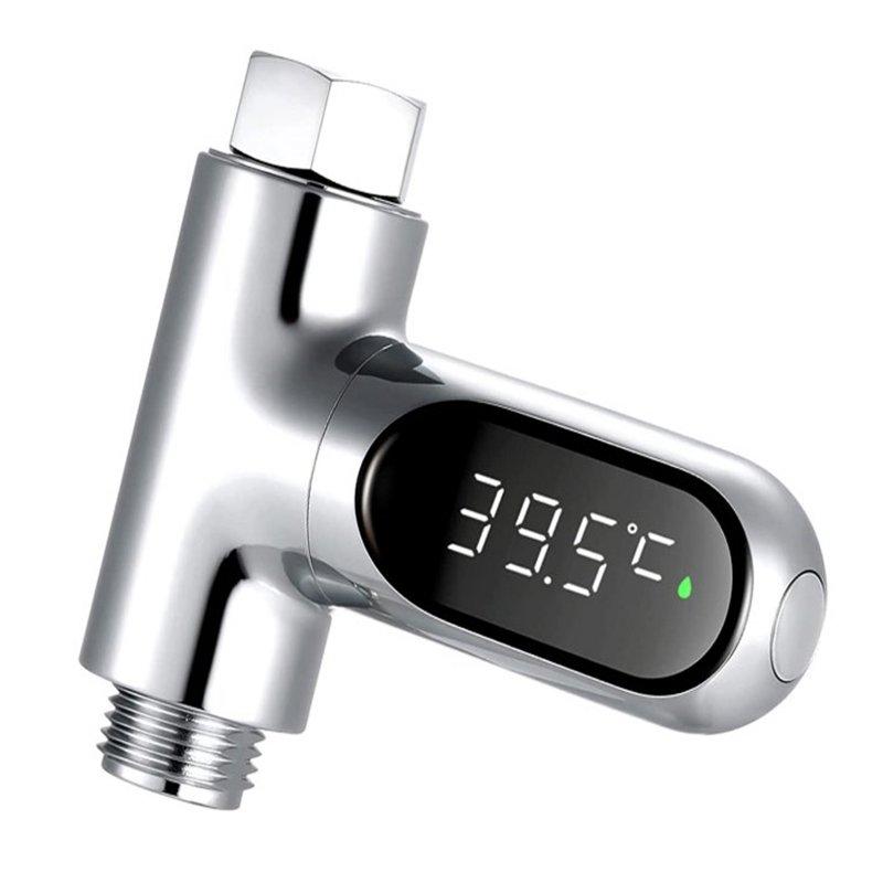 Wholesale Shower Water Thermometer 0~100℃ ± 0.5 ° C High-precision Temperature Sensor Baby Bath Water Thermometer Electroplated silver-second generation (Fahrenheit temperature + timing function)  |   Household Products Home Garden & Tools Household Products