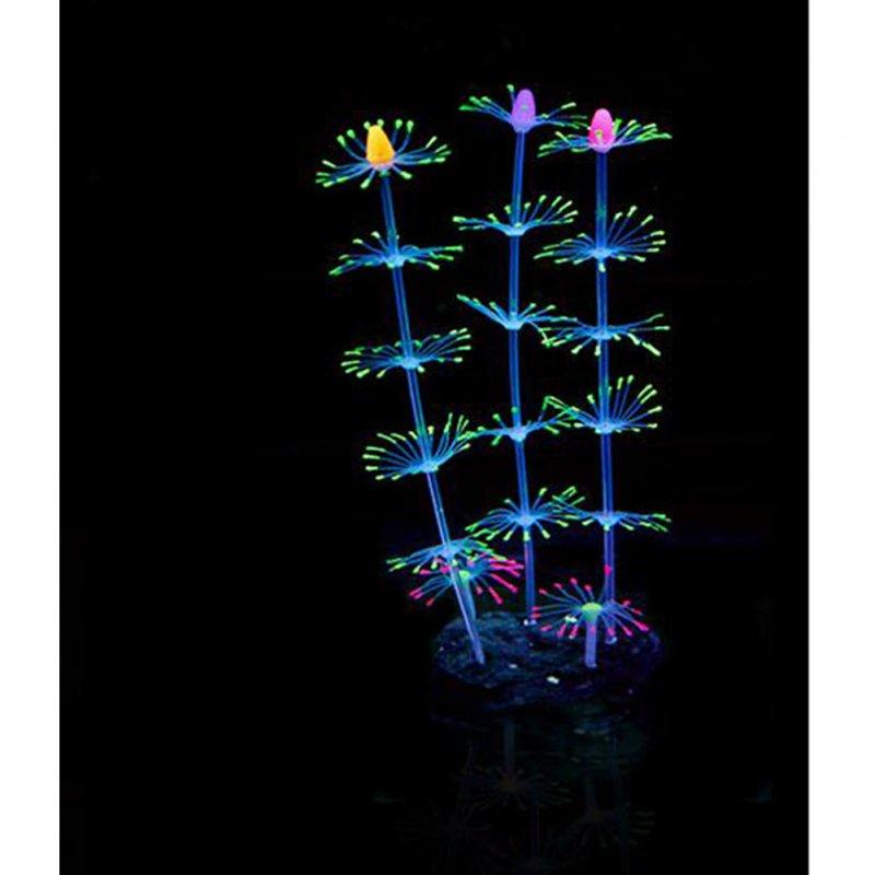 Wholesale Silicone Simulated Coral Ornaments Aquarium Landscaping Fluorescent Coral Kelp Soft Coral Aquarium Decoration SH-008 green  |   Pet Supplies Home Garden & Tools Pet Supplies