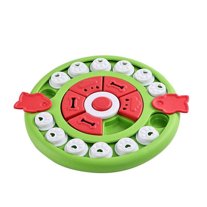 Wholesale Slow Feeder Dog Bowls Dog Puzzle Toys With Thickened Foot Pads Bottom Anti Slip Round Dog Food Dispenser Food Leakage Toy For Boredom And Mental Stimulation green  |   Pet Supplies Home Garden & Tools Pet Supplies