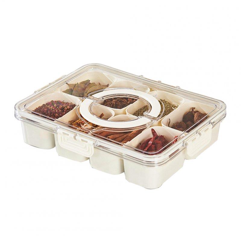 Wholesale Snackle Box Container, Divided Serving Tray With Lid, Handle Portable Snack Platters, Clear Organizer For Candy, Fruits, Nuts, Snacks, Wedding, Party White spice box (8 compartments)  |   Kitchen & Dining Home Garden & Tools Kitchen & Dining