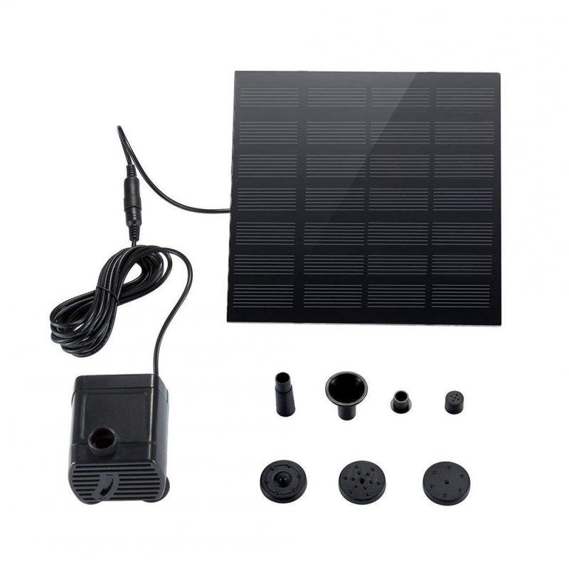 Wholesale Solar Water Fountain Pump for Garden Solar Pump Floating Plants Watering Power Miniature Solar Fountain Pool Waterpump black  |   Garden & Lawn Garden & Lawn Black