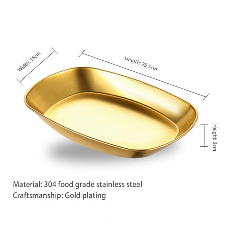 Wholesale Stainless Steel Plates, Camping Plate, Lightweight Portable Stainless Steel Dishes, Durable Bread Dessert Tableware For Kitchen, Restaurant, Dishwasher Safe matte gold  |   Kitchen & Dining Home Garden & Tools Kitchen & Dining