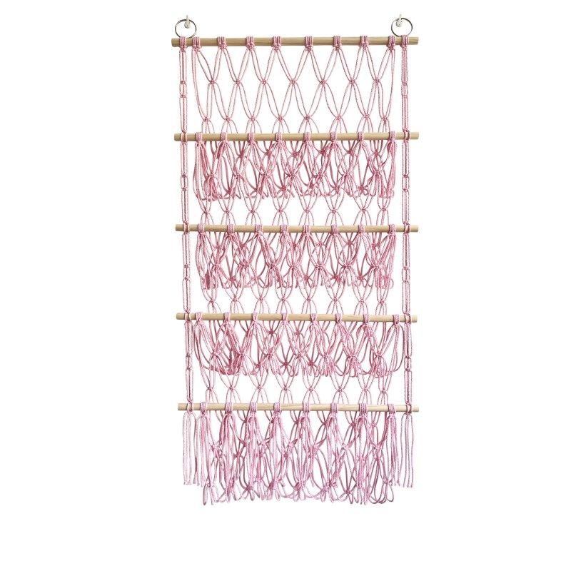 Wholesale Stuffed Animal Storage Hammock Stuffed Animal Net With Hanging Ring Storage Hanging Toy Organizer Hammock Handmade Toy Organizer For Children’s Room Nursery pink  |   Household Products Home Garden & Tools Household Products