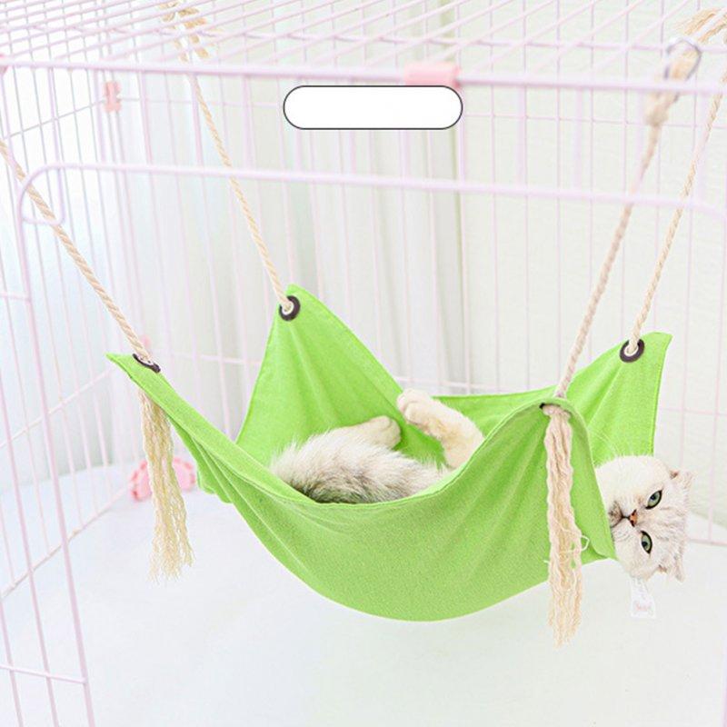 Wholesale Summer Pet Hanging Nest Breathable Cotton Linen Tassels Hammock for Cats ArmyGreen_47*47CM  |   Pet Supplies Home Garden & Tools Pet Supplies