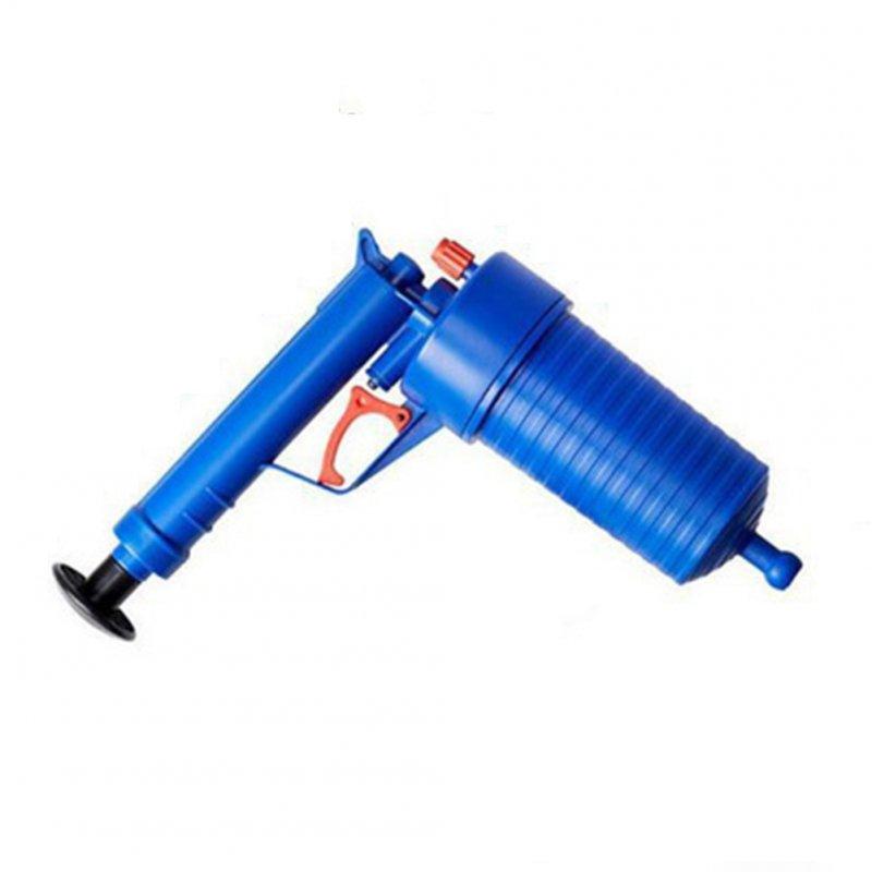 Wholesale Toilets Bathroom High Pressure Air Drain Pump Plunger Sink Pipe Clog Remover Cleaner Kit blue  |   Household Products Home Garden & Tools Blue