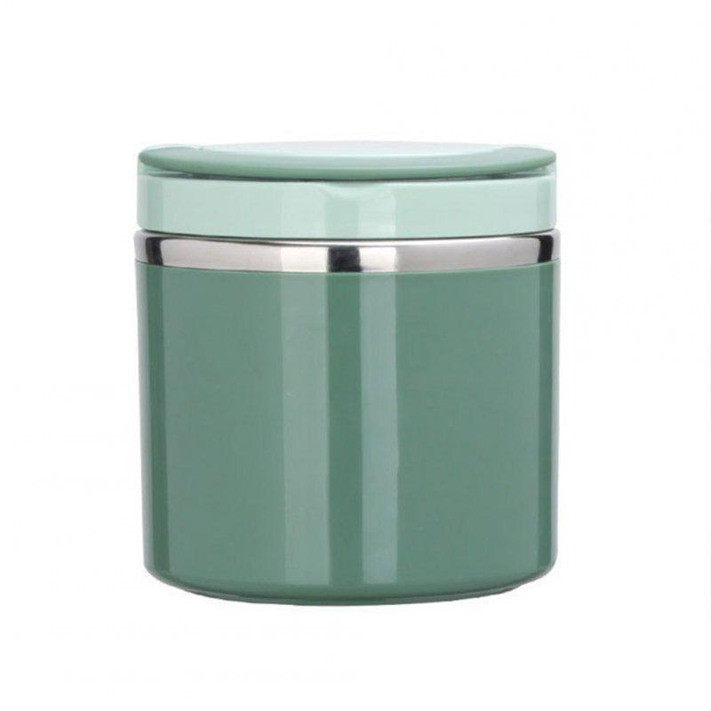 Wholesale US Portable Stainless Steel Breakfast  Cup Soup Bowl Thermal Storage Container Sealed Bento Box With Handle Green 1000 ml  |   Kitchen & Dining Home Garden & Tools Green + 1000 ml