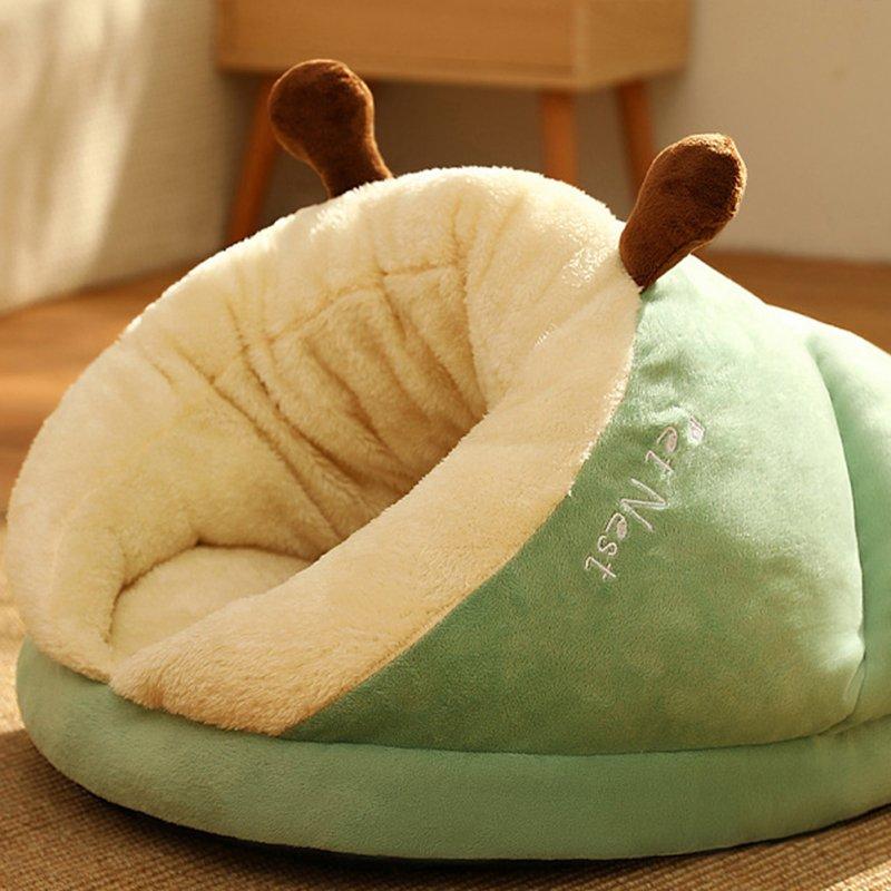 Wholesale Winter Warm Plush Cozy Nest Slippers Shape Thickened Sleeping Cushion Mat For Small Medium Cats Dogs Avocado Green S [40 x 30 x 25cm]  |   Pet Supplies Home Garden & Tools Avocado Green + S [40 x 30 x 25cm]