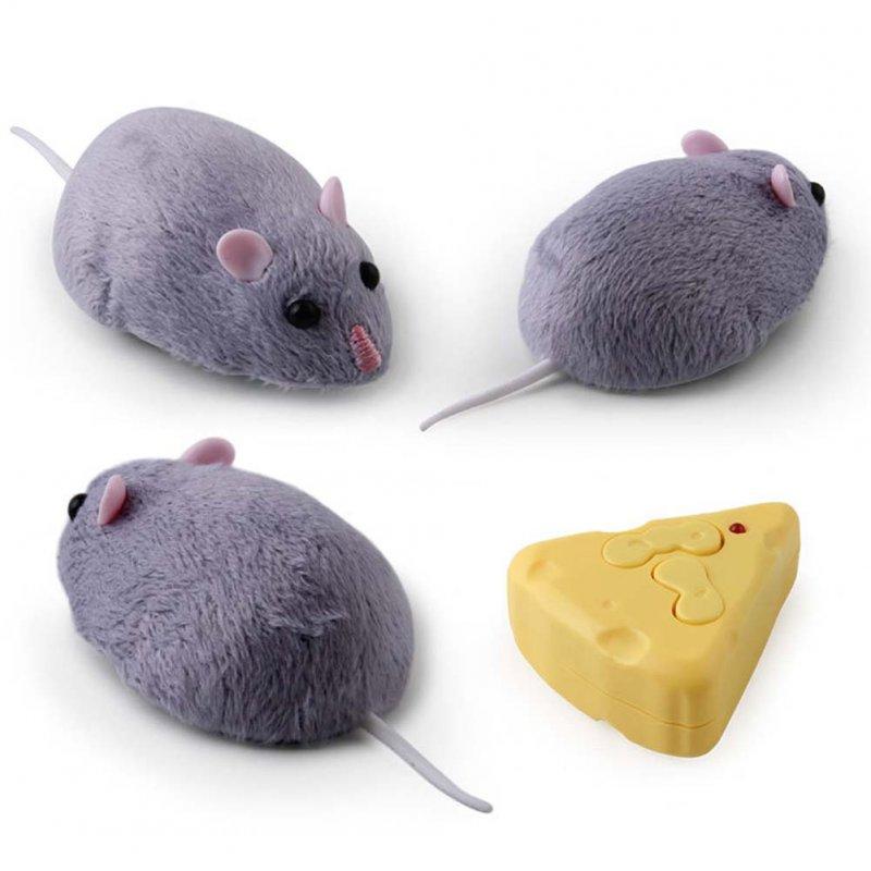 Wholesale Wireless Remote Control Rat Toy Simulation Infrared Electronic Mouse Model for Cat Dog Scary Trick Toys Gray  |   Pet Supplies Home Garden & Tools Gray