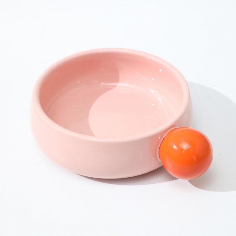 Wholesale Cat Ceramic Bowls Dishes For Food And Water, Fatigue Free Neck Protection Pet Drinking Eating Feeders, Dishwasher Safe, Pets Supplies Accessories Jelly Orange 18.5cm  |   Pet Supplies Home Garden & Tools Jelly Orange 18.5cm