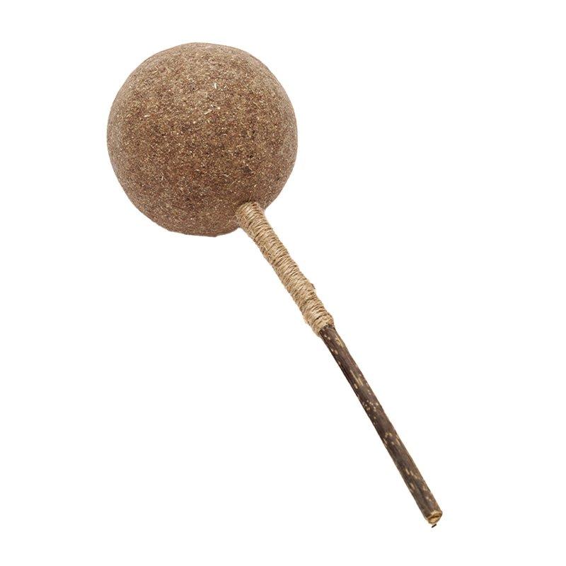 Wholesale Cat Chew Toy Ball Toy Internal Solid Bite And Lick Resistant Grinding Teeth And Cleaning Teeth Interactive Cat Teething Ball For Indoor Outdoor Gall Fruit Ball Lollipop【10cm】  |   Pet Supplies Home Garden & Tools Pet Supplies