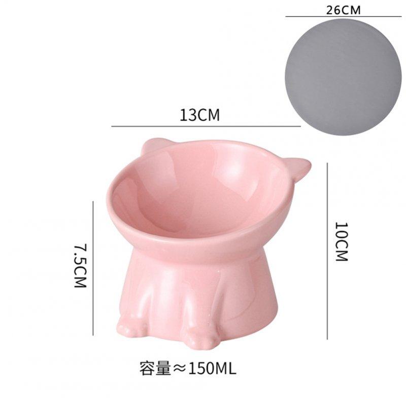 Wholesale Ceramic Raised Cat Bowls Tilted Elevated Food Water Bowls Anti Vomit Microwave Dishwasher Safe Cat Bowl Pet Supplies pink  |   Pet Supplies Home Garden & Tools Pet Supplies