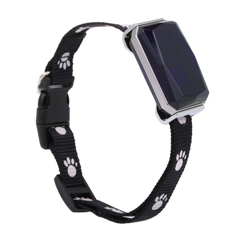 Wholesale Mini Pet Real-Time Tracking Collar Ip67 Waterproof Gps Agps Lbs Wifi Tracker Tracking Locator Black  |   Pet Supplies Home Garden & Tools Black