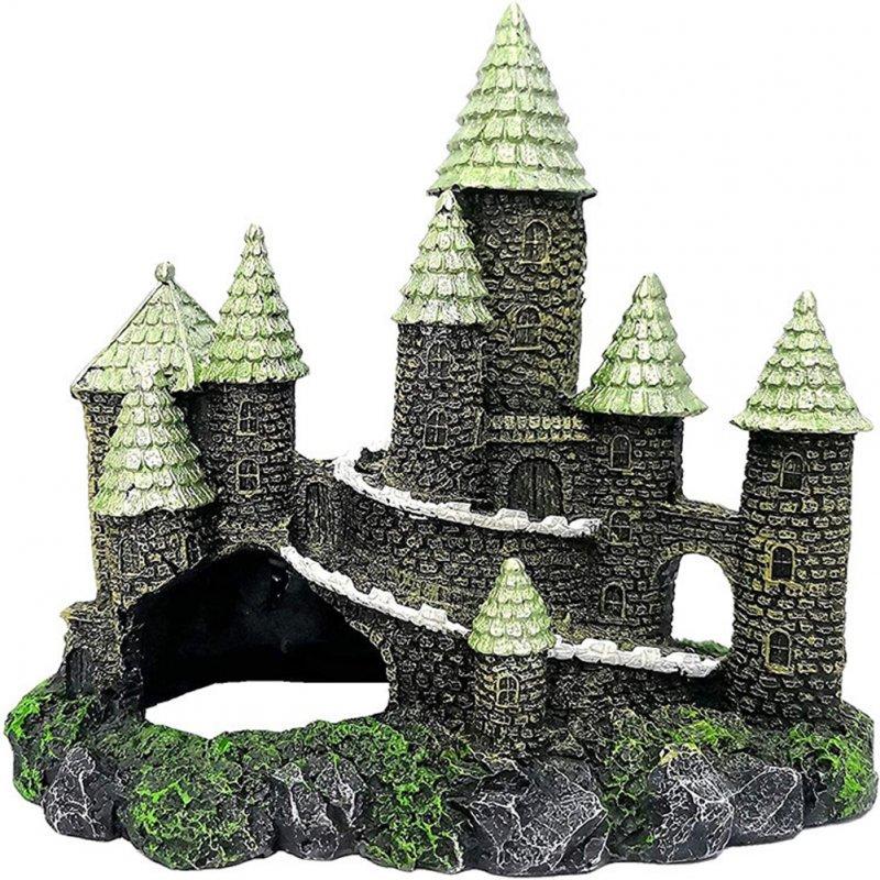 Wholesale Resin Ornaments Simulation Castle Fish Shrimp Hideout House Fish Tank Aquarium Landscaping Accessories white top castle  |   Pet Supplies Home Garden & Tools Pet Supplies