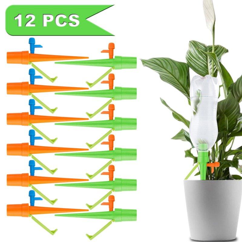 Wholesale 12/15/24/30pcs Automatic Self Watering Spikes Plants Water Drip Irrigation System With Adjustable Valve 12pcs  |   Garden & Lawn Garden & Lawn 12pcs