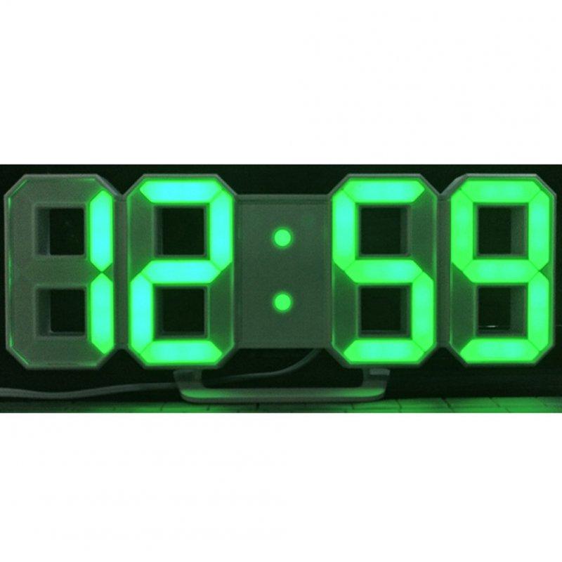 Wholesale Digital LED Wall Clock Night Electric Clock  |   Kitchen & Dining Home Garden & Tools Green