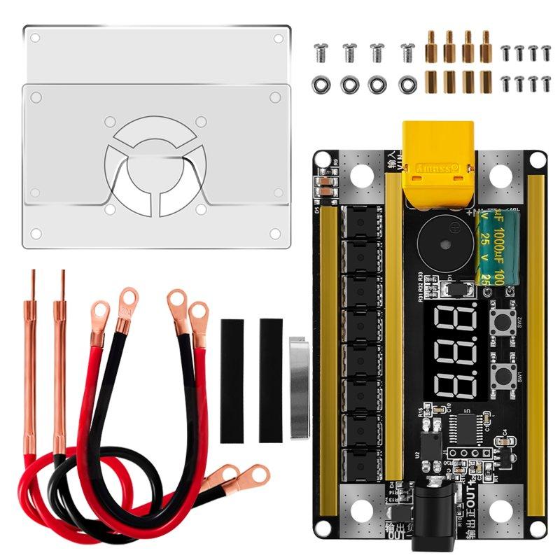 Wholesale Spot Welder Kit 99 Levels 12v 2400a Handheld Portable Diy Spot Welding Machine for 18650 Lithium Battery with housing  |   Industrial & Scientific Home Garden & Tools (with housing)