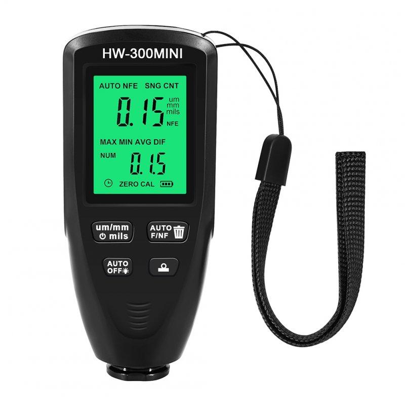 Wholesale Hw300-Mini Automobile Thickness Gauge Car Paint Tester 0um-2000um Thickness Coating Meter for Fe/Nfe Black  |   Industrial & Scientific Home Garden & Tools Industrial & Scientific