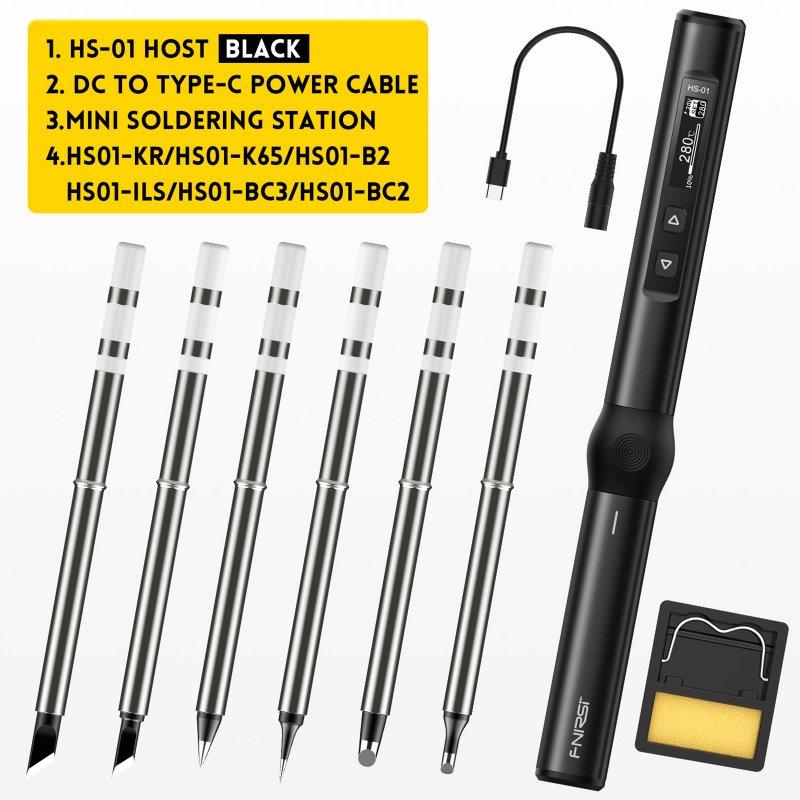 Wholesale Smart Electric Soldering Iron Pd65w Digital Display Portable Mini Soldering Station Welding Black Standard 6 Heads  |   Industrial & Scientific Home Garden & Tools Industrial & Scientific