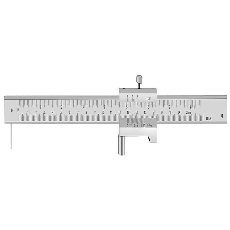 Wholesale Vernier Caliper 0-7.8 Inch Stainless Steel Parallel Marking Vernier Caliper With 2 Needles, Clear Scale, Polished Marking Gauge Measuring Tool marking vernier caliper 0-200  |   Industrial & Scientific Home Garden & Tools Industrial & Scientific