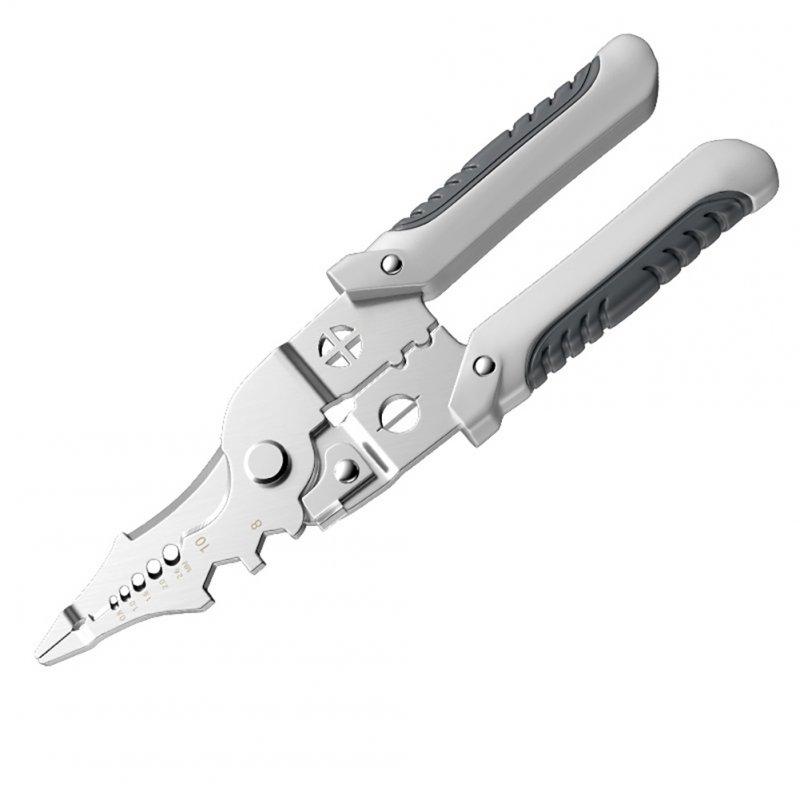 Wholesale Stainless Steel Wire Stripper Crimper 0.8/1.0/1.6/2.0/2.6mm Multi-functional Plier Wire Stripping Tool Comfortable Grip Professional Electricians Tools 16-in-1 stripper  |   Industrial & Scientific Home Garden & Tools Industrial & Scientific